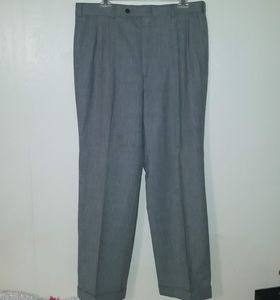 Burberry's Burberry London Two-pleat slacks for men, size W34 unclear Charcoal Vintage Second Hand